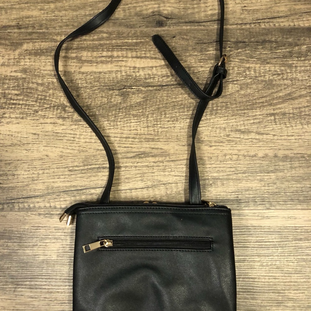 EUC Black Mellow World Faux Leather Bag - Picture 2 of 7